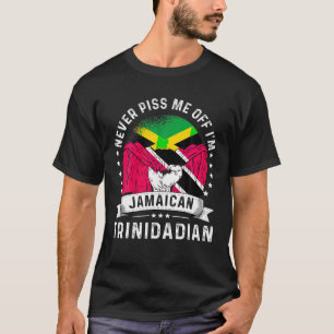 Jamaica Flag Trinidad Tobago Grown Spaß Pri T-Shirt