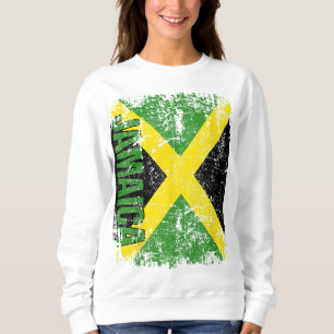 JAMAICA Flag Vintag beängstigend JAMAIKA Sweatshirt
