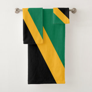 Jamaica-Flagge Badhandtuch Set