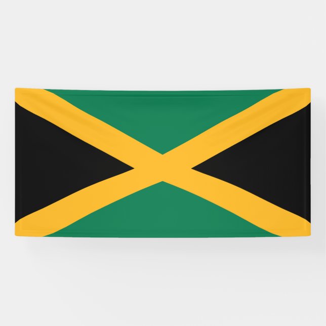 Jamaica-Flagge Banner (Horizontal)