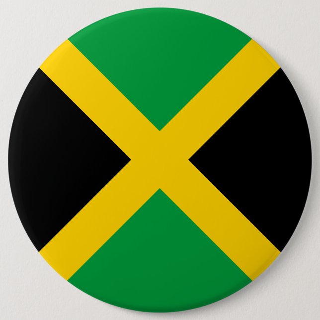 Jamaica-Flagge Button (Vorderseite)