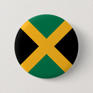 Jamaica-Flagge Button
