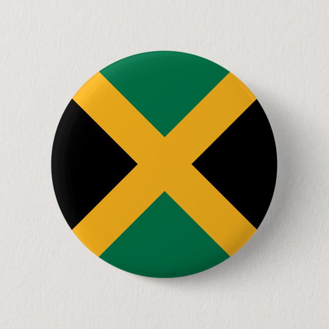 Jamaica-Flagge Button (Vorderseite)