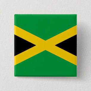 Jamaica-Flagge Button