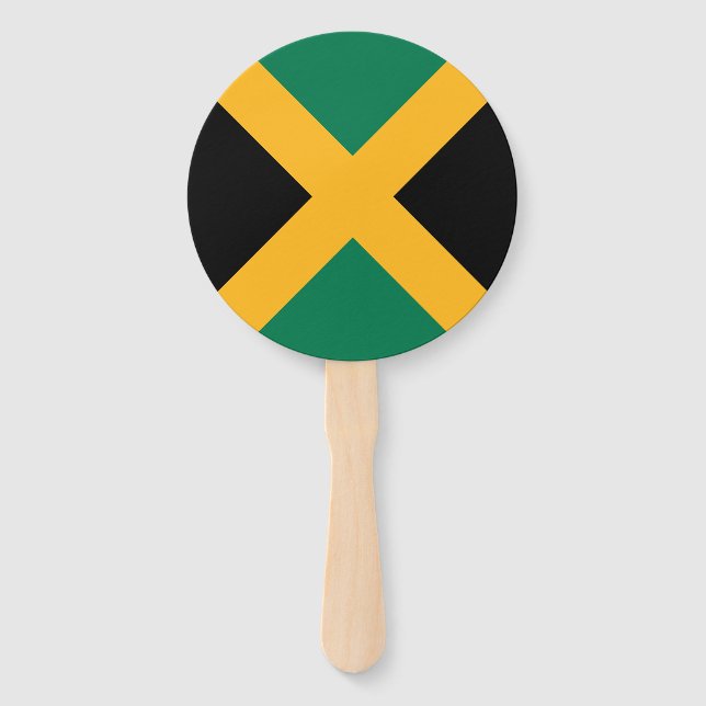 Jamaica-Flagge Fächer (Vorderseite)