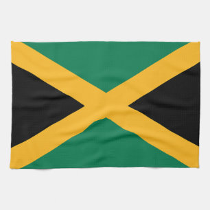 Jamaica-Flagge Geschirrtuch