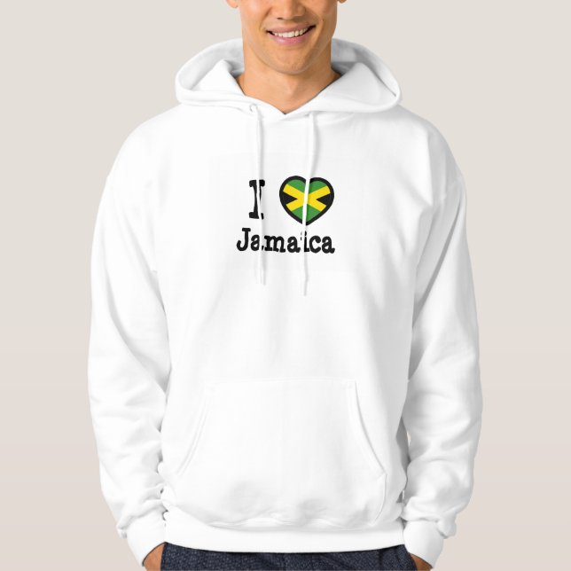 Jamaica-Flagge Hoodie (Vorderseite)