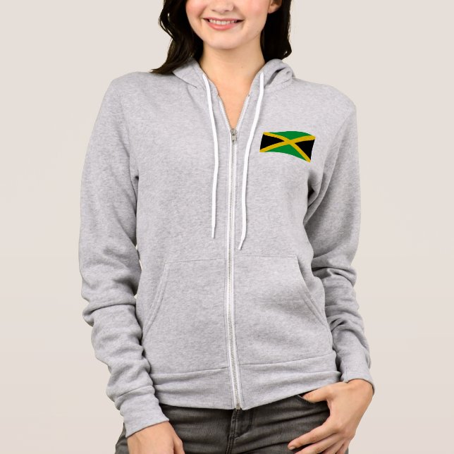 Jamaica-Flagge Hoodie (Vorderseite)