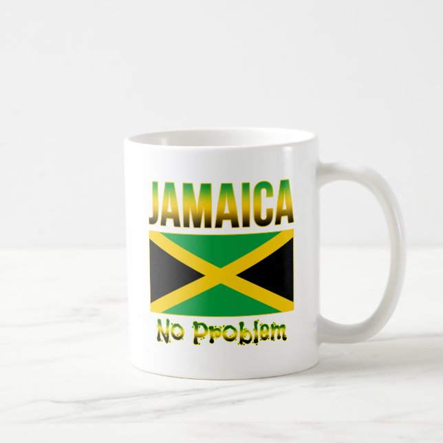 Jamaica-Flagge kein Problem Kaffeetasse (Rechts)