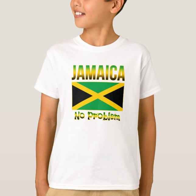 Jamaica-Flagge kein Problem T-Shirt (Vorderseite)