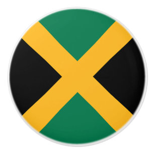 Jamaica-Flagge Keramikknauf
