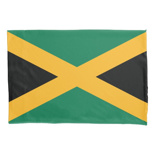 Jamaica-Flagge Kissenbezug (Vorderseite)