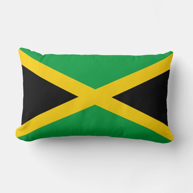 Jamaica-Flagge Lendenkissen (Vorderseite)