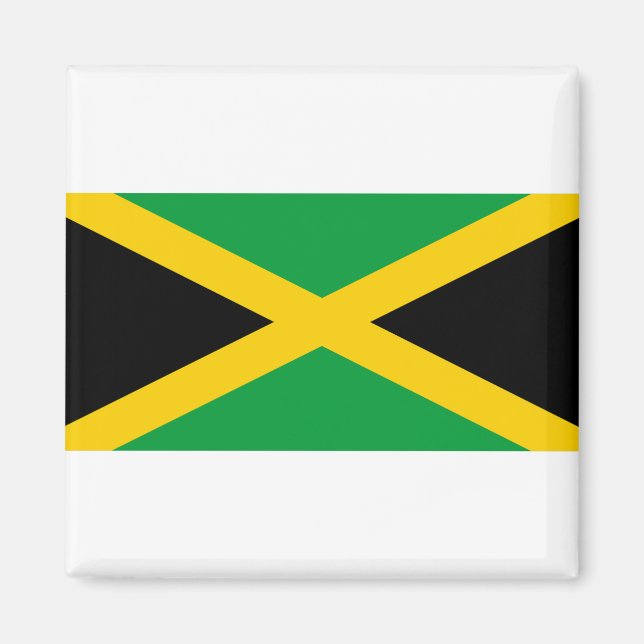 Jamaica-Flagge Magnet (Vorne)