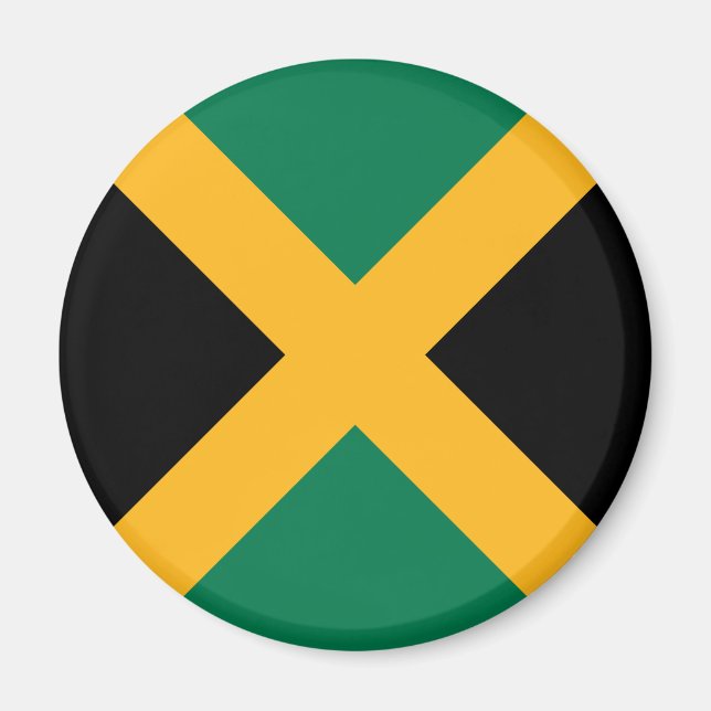 Jamaica-Flagge Magnet (Vorne)