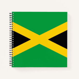 Jamaica-Flagge Notizbuch