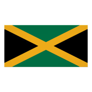 Jamaica-Flagge Poster