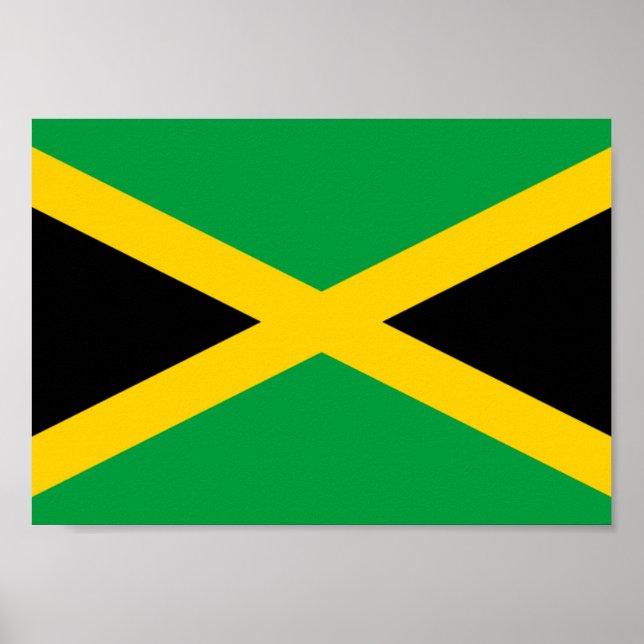 Jamaica-Flagge Poster (Vorne)