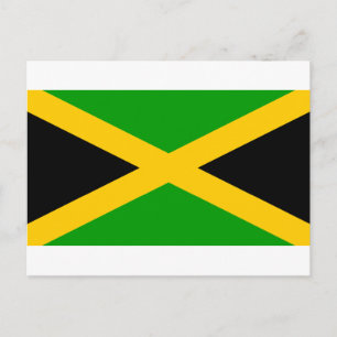 Jamaica-Flagge Postkarte