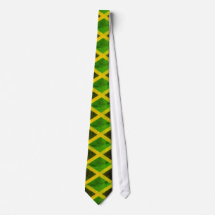 Jamaica-Flagge - Reggawurzeln Krawatte