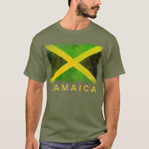 Jamaica-Flagge - Reggawurzeln T-Shirt
