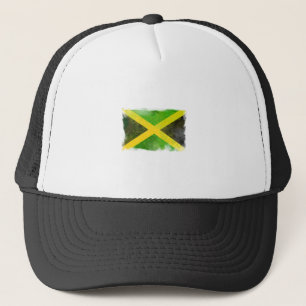 Jamaica-Flagge - Reggawurzeln Truckerkappe