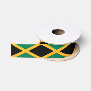 Jamaica-Flagge Satinband
