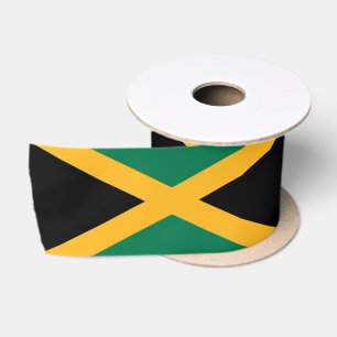 Jamaica-Flagge Satinband