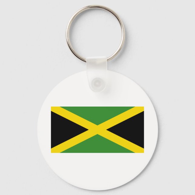 Jamaica-Flagge Schlüsselanhänger (Vorderseite)