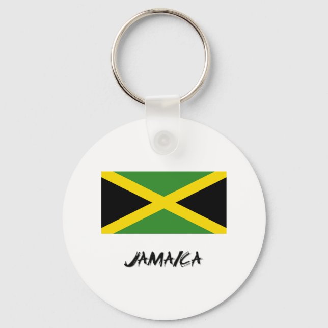 Jamaica-Flagge Schlüsselanhänger (Vorderseite)
