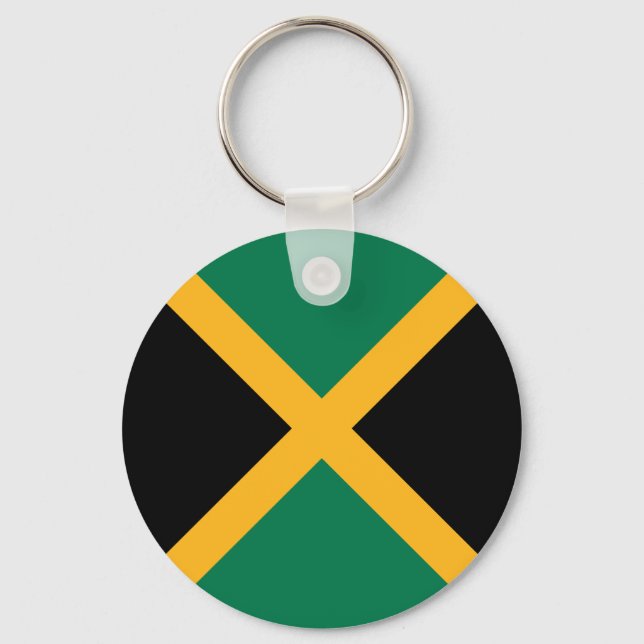 Jamaica-Flagge Schlüsselanhänger (Vorderseite)