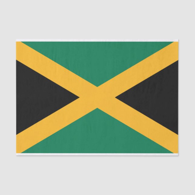 Jamaica-Flagge Seidenpapier (Vorderseite)