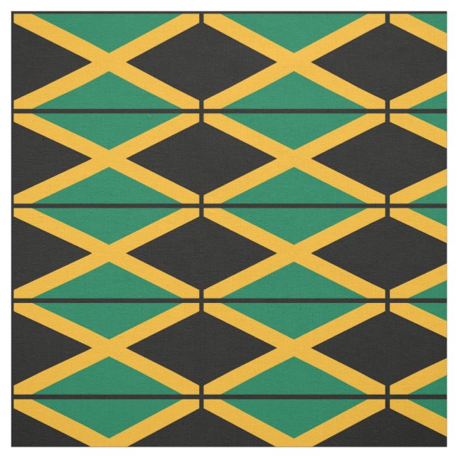 Jamaica-Flagge Stoff (Muster)