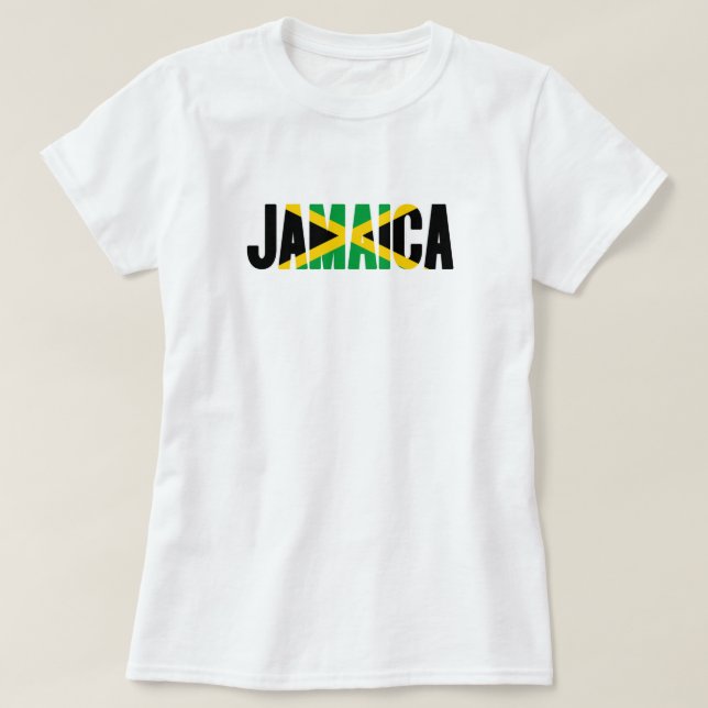 Jamaica-Flagge T-Shirt (Design vorne)
