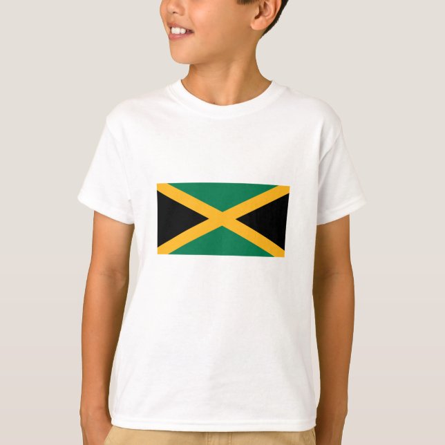 Jamaica-Flagge T-Shirt (Vorderseite)