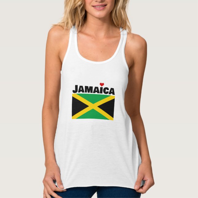 Jamaica-Flagge Tank Top (Vorderseite)