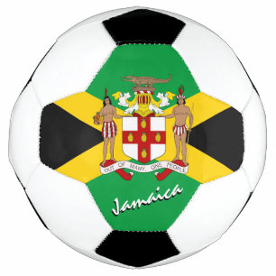 Jamaica Football & Jamaikanische Flagge, Emblem / Fußball