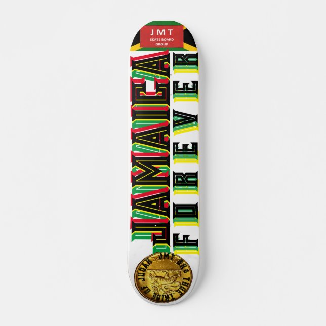 JAMAICA FOREVER OIL 7 3/4" Skateboard Deck (Vorne)