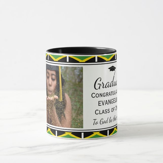 Jamaica Foto Abschluss Tasse (Zentrum)