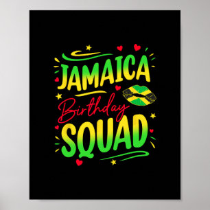 Jamaica Geburtstagsgruppe Mädchenreise 2025 Frauen Poster
