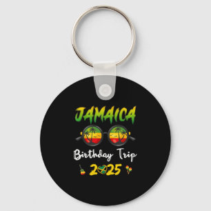 Jamaica Geburtstagsreise 2025 Lustiger Familienurl Schlüsselanhänger