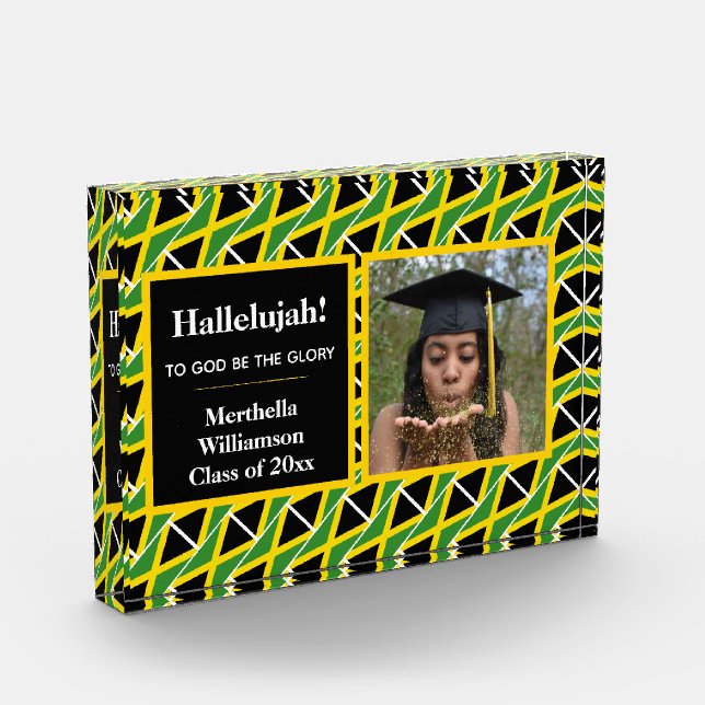 JAMAICA Graduate Custom Foto HALLELUJAH (Links)