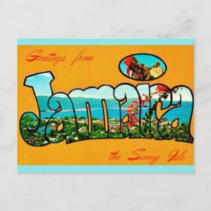 Jamaica Greetings Postcard Postkarte