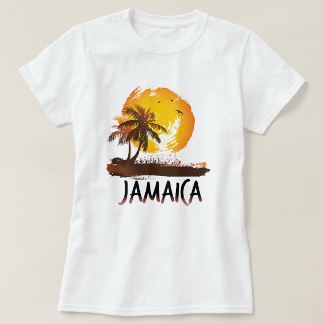 Jamaica Grunge T-Shirt (Design vorne)