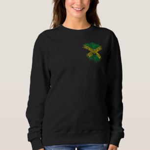 Jamaica Head jamaikanische Flag Rasta Roots Stolz  Sweatshirt