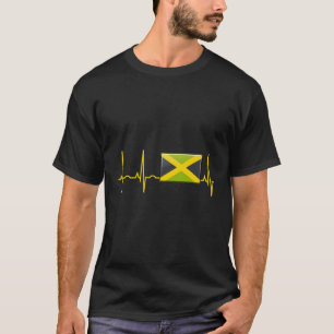 Jamaica Hoodie - Jamaikanischer Herzschlag Hooded T-Shirt