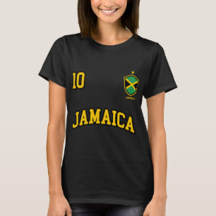 Jamaica Hoodie Nummer 10 Fußball Team Sport Jamaic T-Shirt