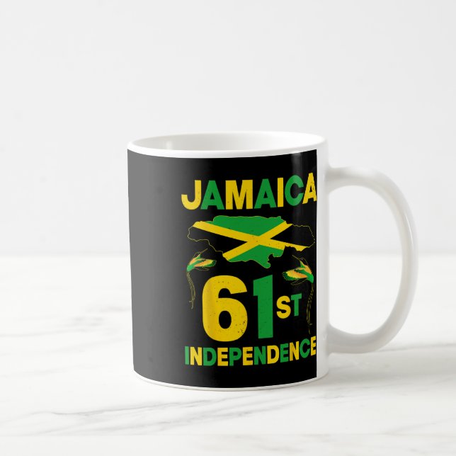 Jamaica Independence Day Seit 1962 Doctor Bird Lo Kaffeetasse (Rechts)