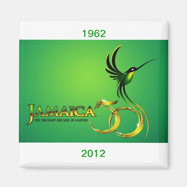 Jamaica Independence Kühlschrankmagnet Magnet (Vorne)