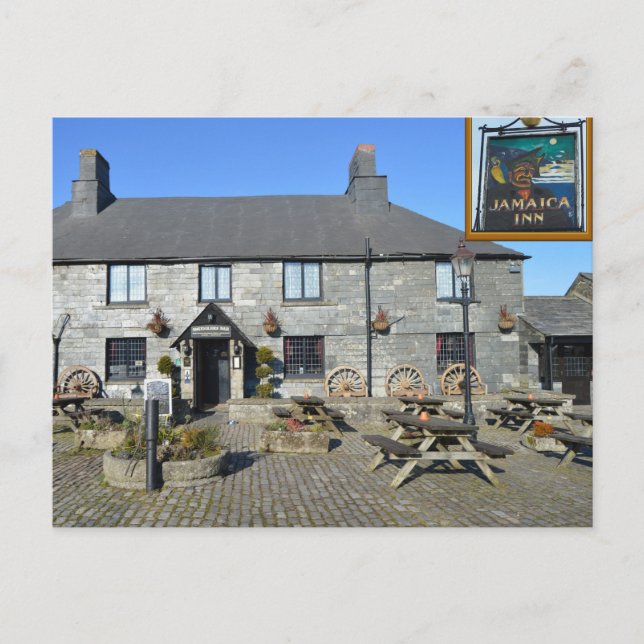 Jamaica Inn Bodmin Moor Cornwall England Postkarte (Vorderseite)